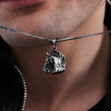 Horse Head Pendant Necklace | 925 Sterling Silver