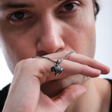 Ram Head Necklace | 925 Sterling Silver