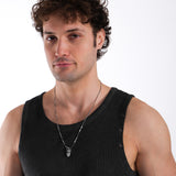 Gothic Crocodile Skull Necklace | 925 Sterling Silver