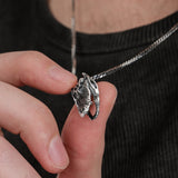 Gothic Crocodile Skull Necklace | 925 Sterling Silver