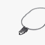 Gothic Crocodile Skull Necklace | 925 Sterling Silver