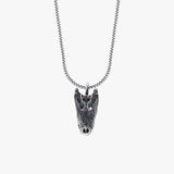 Gothic Crocodile Skull Necklace | 925 Sterling Silver
