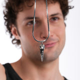 Raven Skull Necklace | 925 Sterling Silver