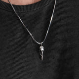 Raven Skull Necklace | 925 Sterling Silver
