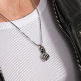 Skeleton Hand Necklace | 925 Sterling Silver