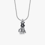 Skeleton Hand Necklace | 925 Sterling Silver