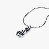 Skeleton Hand Necklace | 925 Sterling Silver