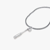 Baseball Bat Pendant | 925 Sterling Silver