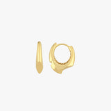 Deformed Chunky Hoop Earrings | 18K Gold Vermeil