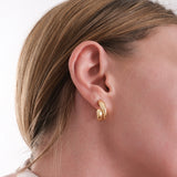 Chunky Twisted Earrings | 18K Gold Vermeil
