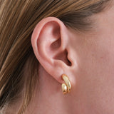 Chunky Twisted Earrings | 18K Gold Vermeil