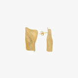 Irregular Plated Earrings | 18K Gold Vermeil