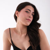Double Chain and Ball Drop Earrings | 18K Gold Vermeil