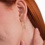 St. Jude Medal Earrings