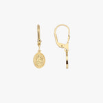 St. Hildegard of Bingen Medal Earrings