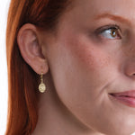 St. Therese of Lisieux Medal Earrings