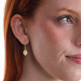 St. Therese of Lisieux Medal Earrings