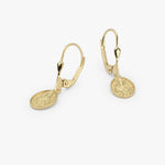 St. Therese of Lisieux Medal Earrings