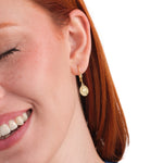St. Catherine of Siena Medal Earrings