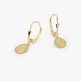 St. Catherine of Siena Medal Earrings