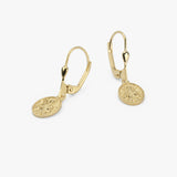 St. Joan of Arch Medal Earrings