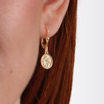St. Elizabeth of Hungary Medal Earrings