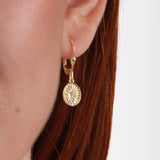 St. Elizabeth of Hungary Medal Earrings