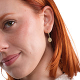 St. Maria Goretti Medal Earrings