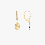 St. Maria Goretti Medal Earrings