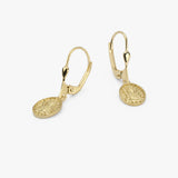 St. Maria Goretti Medal Earrings