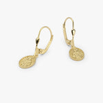 St. Clare of Assisi Medal Earrings