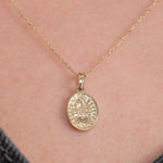 St. Anne Catholic Medal Necklace