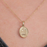 St. Anne Catholic Medal Necklace