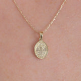 St. Benedict Catholic Medal Necklace