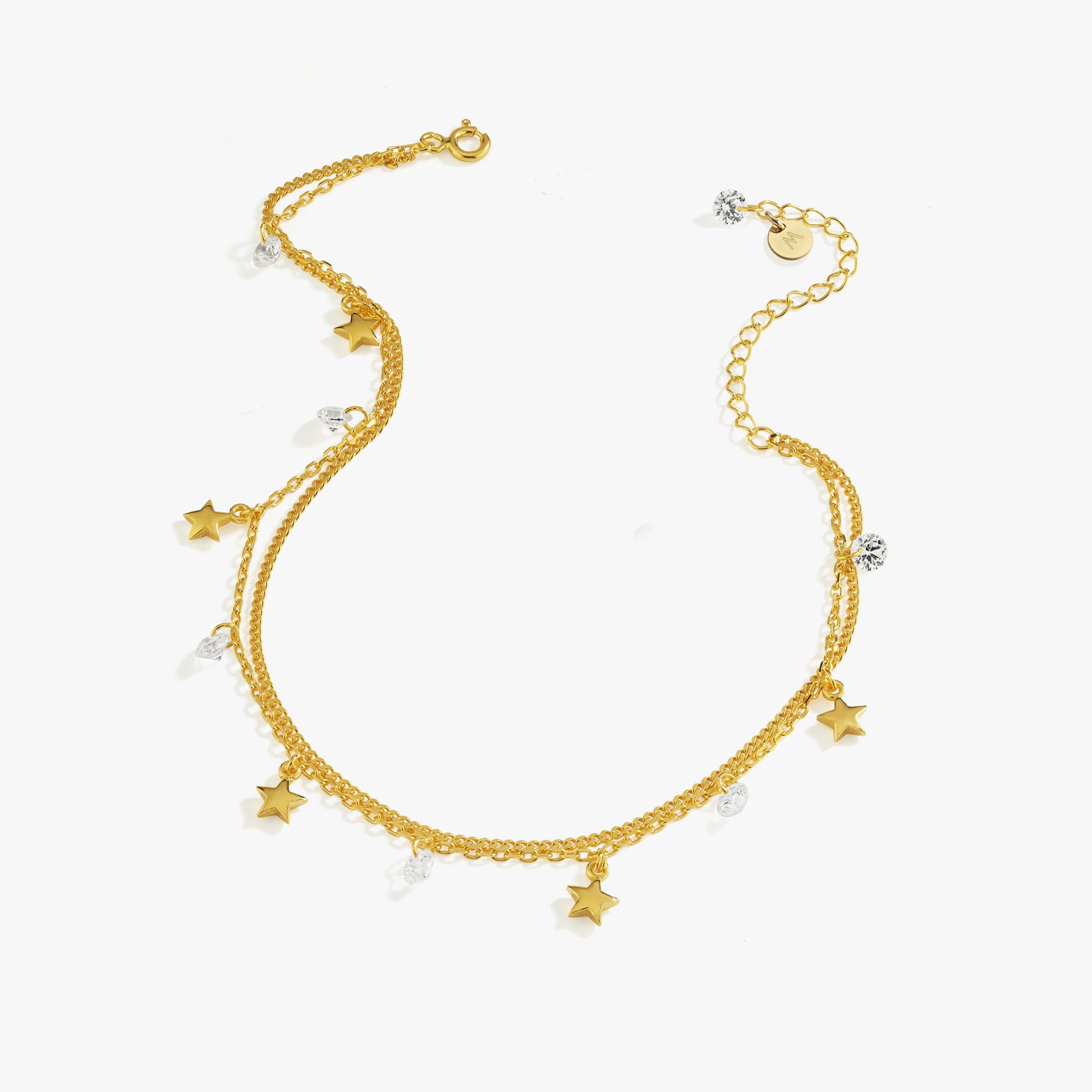 Ankle Star Bracelet | 18K Gold Vermeil