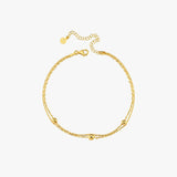 Ankle Bracelet | 18K Gold Vermeil
