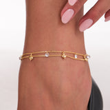 Ankle Star Bracelet | 18K Gold Vermeil