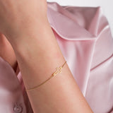 Cross Bracelets for Women | 14K Solid Gold