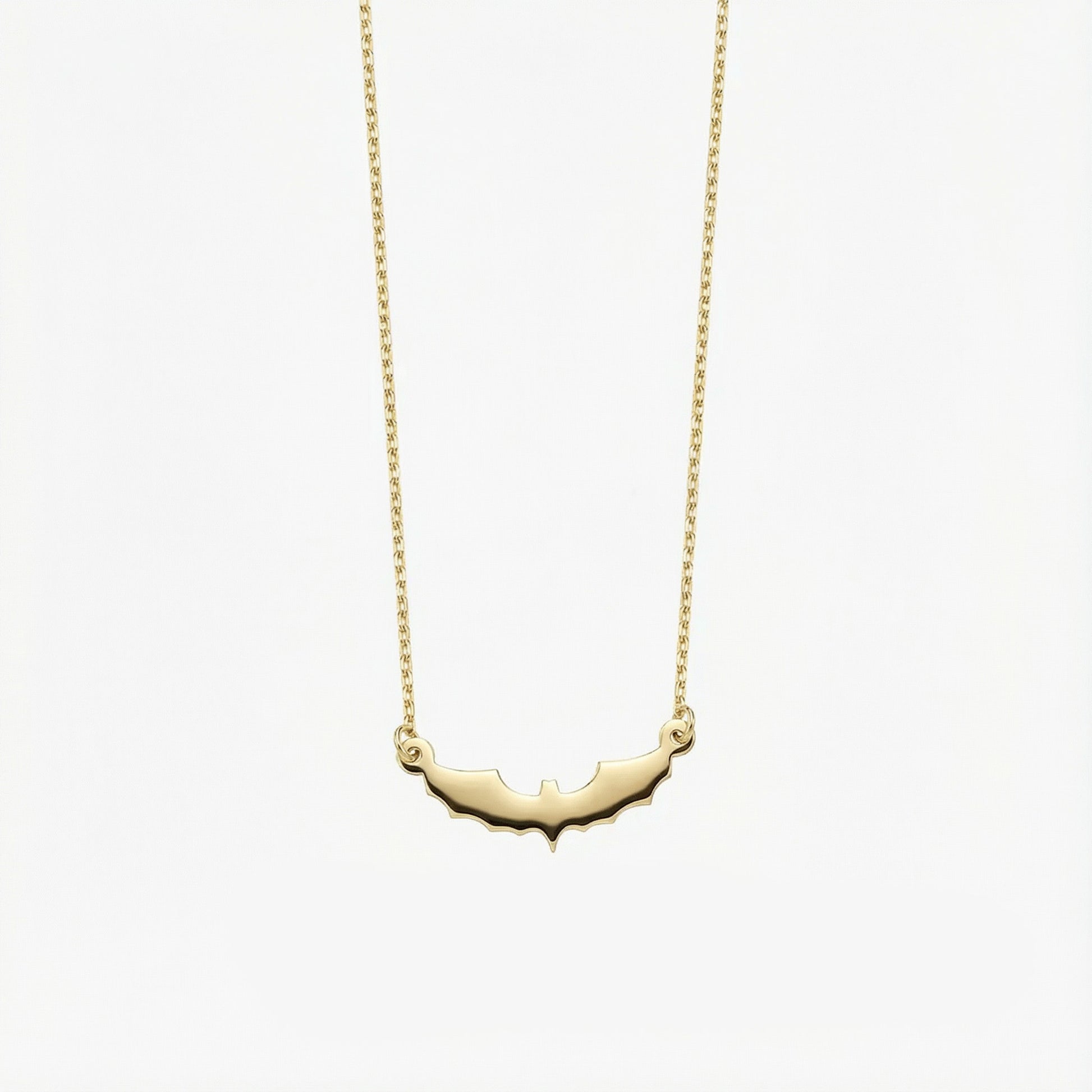 Bat Necklace | 14K Solid Gold