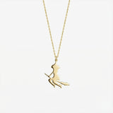 Witch Necklace | 14K Solid Gold