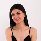 Tennis Necklace | 18K Gold Vermeil