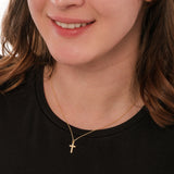 Classic Cross Necklace | 18K Gold Vermeil