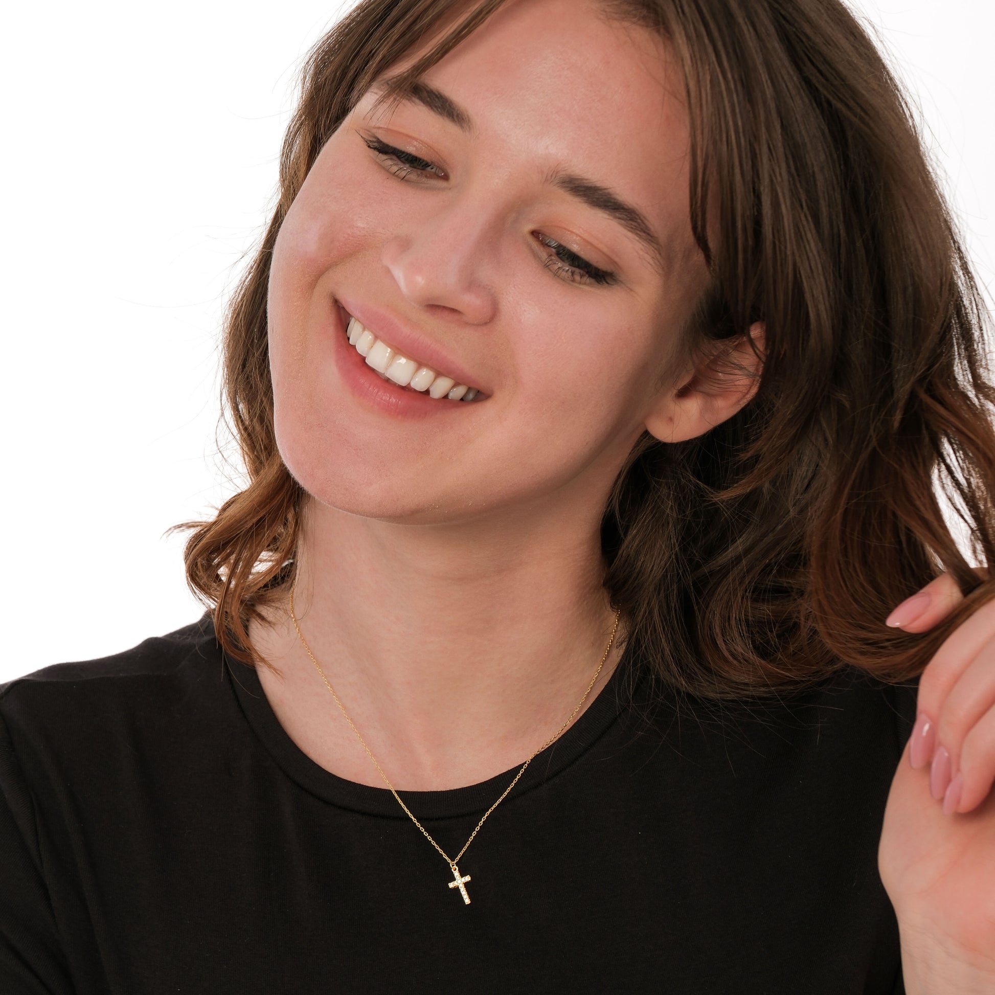 Classic Cross Necklace | 18K Gold Vermeil