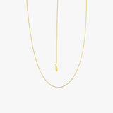 Long Back Necklace | 18K Gold Vermeil