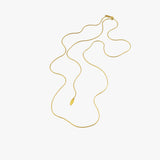 Long Back Necklace | 18K Gold Vermeil