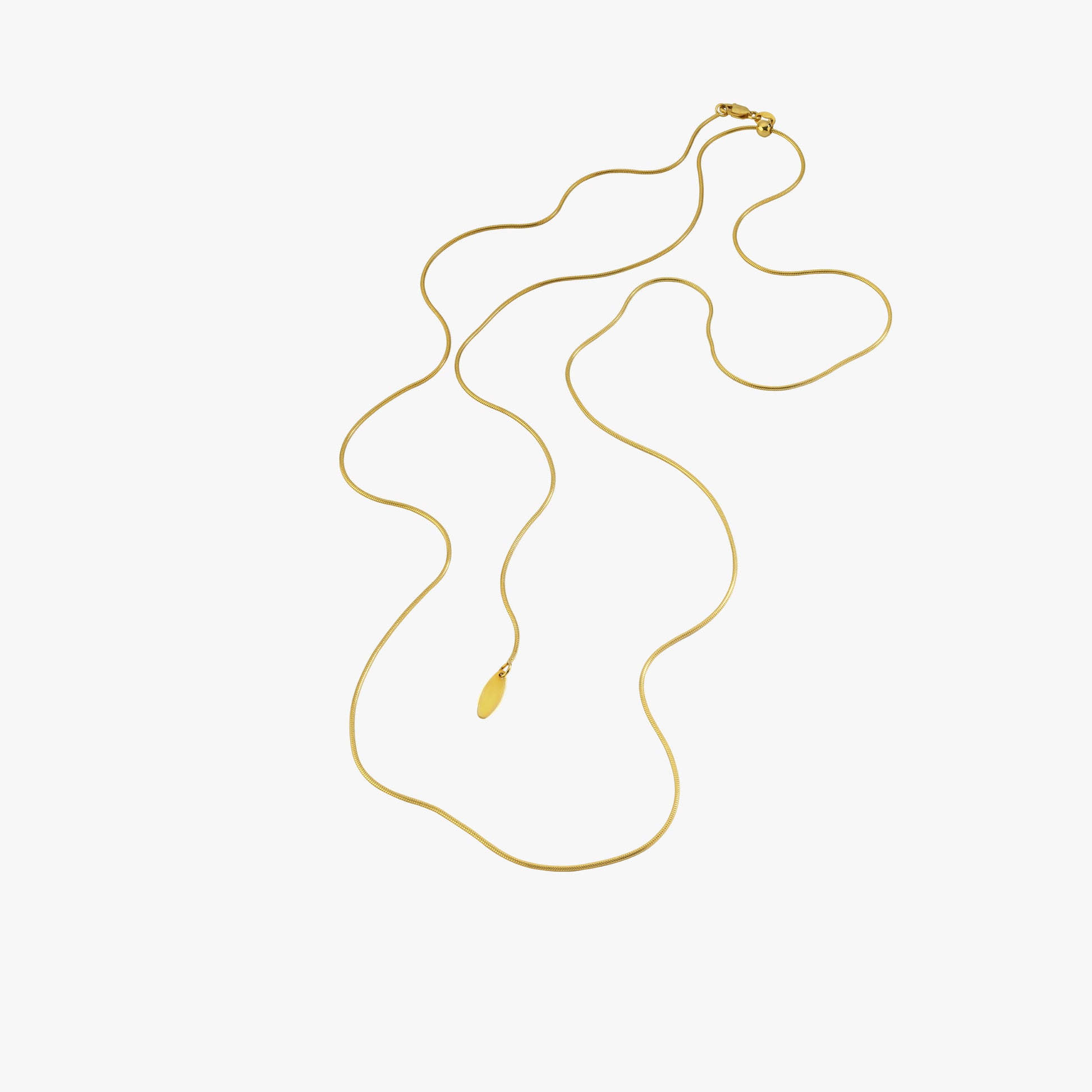 Long Back Necklace | 18K Gold Vermeil
