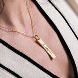 Coordinates Necklace | 18K Gold Vermeil