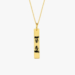 Personalized Human Eye Necklace