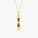 Personalized Human Eye Necklace