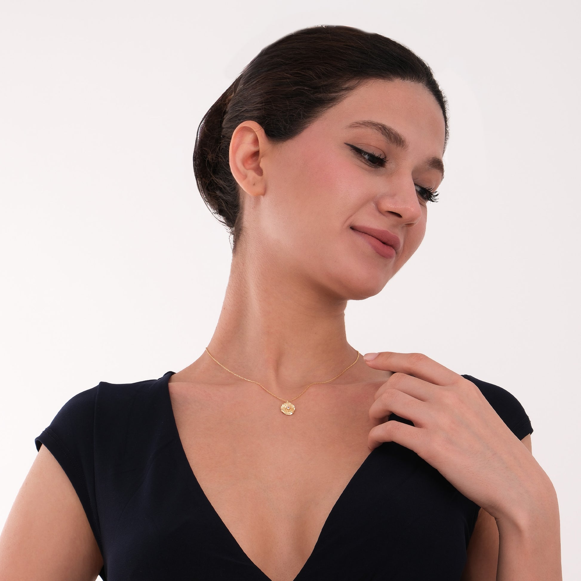 October Birth Flower Necklace | 18K Gold Vermeil